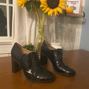 Chunky Ferragamo boots